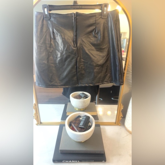 Altar'd State Black Faux Leather Skirt - Picture 4 of 4